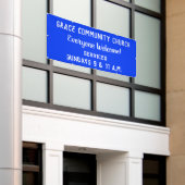 Bannière d'église personnalisée (Bâtiment extérieur)