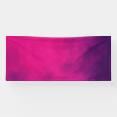 Bannière dégradé Magenta personnalisé (Horizontal)