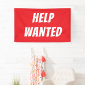 Bannière d'embauche Bold Red NOW - Entreprise pers (En situation)