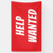 Bannière d'embauche Bold Red NOW - Entreprise pers (Vertical)