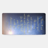 Bannière d'encouragement - Joshua 1:9 (Horizontal)