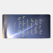 Bannière d'encouragement - Philippiens 4:19 (Horizontal)