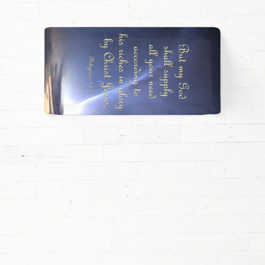 Bannière d'encouragement - Philippiens 4:19 (Insitu)