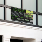 Bannière d'enlèvement de débris de construction - (Bâtiment extérieur)