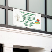 Bannière d'enregistrement d'école catholique (Bâtiment extérieur)