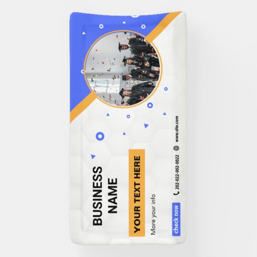 Bannière d'entreprise moderne (Verticale)