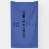 Bannière d'entreprise personnalisable 3' x 5'1 (Vertical)