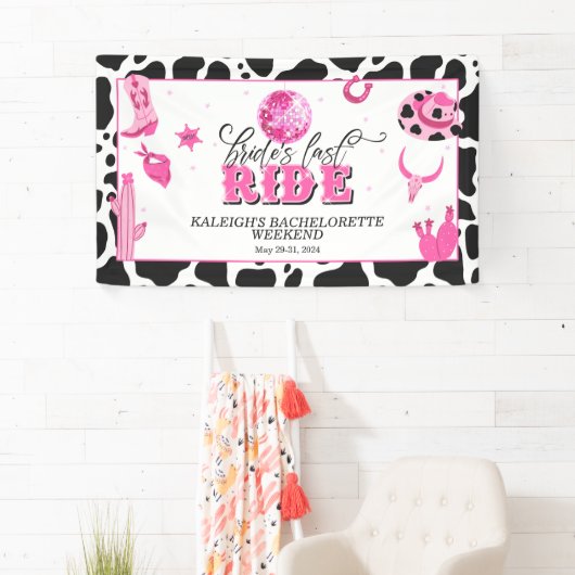 Bannière Dernier Ride de la mariée (En situation)