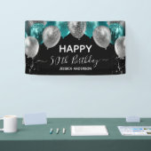 Bannière des Ballons d'argent Turquoise 50e annive (Salon professionnel)