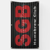 Bannière des brasseurs de garage Solano (Vertical)