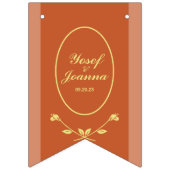 Bannière des drapeaux de Bung Mariage en terre cui (Premier drapeau)