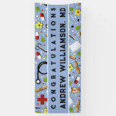 Bannière des Fêtes de fin d'études du Docteur Médi (Vertical)