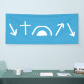 Bannière des flèches évangéliques (Salon professionnel)