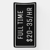 Bannière des panneaux de location Black Now (Verticale)