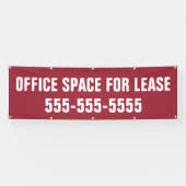 Bannière des panneaux Office Space for Leasing (Horizontal)