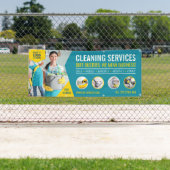 Bannière des services de nettoyage professionnels (En situation)