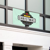 Bannière des voeux de Noël (Bâtiment extérieur)