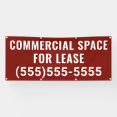 Bannière d'espace commercial à louer (Horizontal)