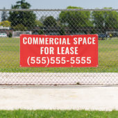 Bannière d'espace commercial à louer (En situation)