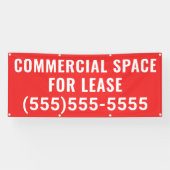 Bannière d'espace commercial à louer (Horizontal)