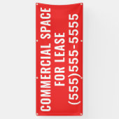 Bannière d'espace commercial à louer (Vertical)