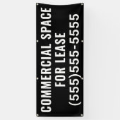 Bannière d'espace commercial à louer (Vertical)