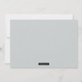 Bannière dessinée à la main en carte de vœux photo (Dos)