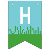 Bannière d'étamine d'anniversaire de champignon de (Deuxième drapeau)