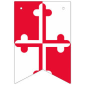 Bannière d'étamine de drapeau du Maryland - (Deuxième drapeau)