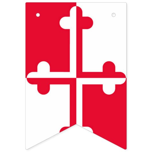 Bannière d'étamine de drapeau du Maryland - (Deuxième drapeau)
