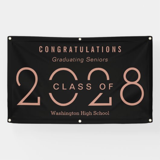 Bannière d'évaluation des couleurs de l'année heur (Horizontal)