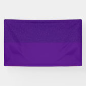 Bannière d'événement à paillettes violet deux tons (Horizontal)
