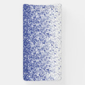 Bannière d'événement à pixels bleus modernes (Verticale)