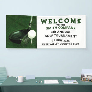 Bannière d'événement de golf