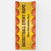 Bannière d'événement d'équipe de basket (Vertical)