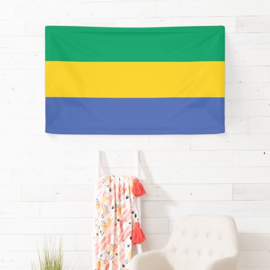 Bannière d'événement rectangulaire du drapeau nati (En situation)