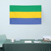 Bannière d'événement rectangulaire du drapeau nati (Salon professionnel)