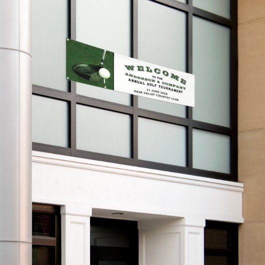 Bannière d'événements de golf (Bâtiment extérieur)