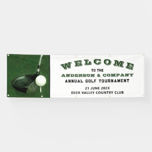 Bannière d'événements de golf
