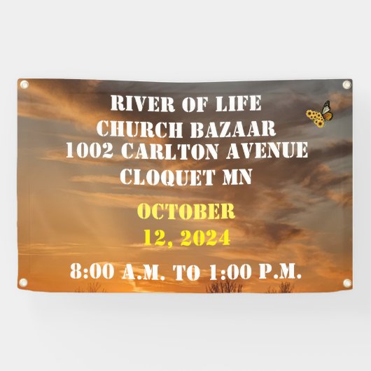 Bannière d'événements métiers personnalisable (Horizontal)