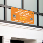 Bannière d'événements métiers personnalisable (Bâtiment extérieur)