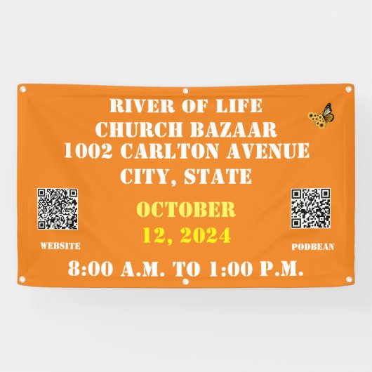 Bannière d'événements métiers personnalisable (Horizontal)