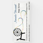 Bannière d'exposition de métier d'artiste de fibre (Vertical)