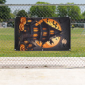 Bannière d'Halloween (En situation)