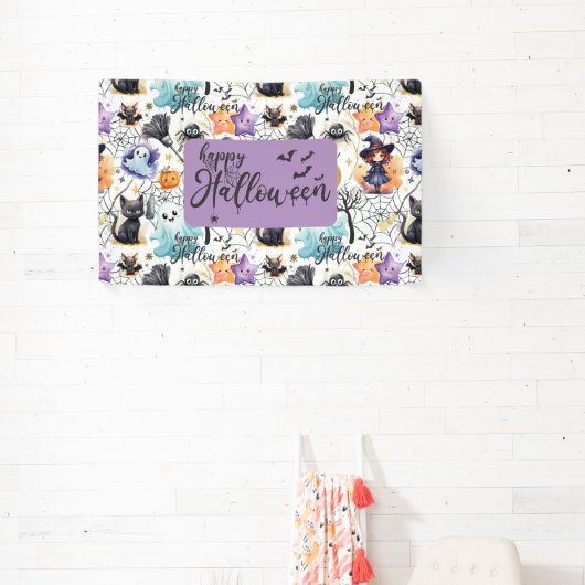 Bannière d'Halloween charmante (Insitu)