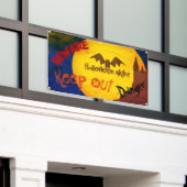 Bannière d'Halloween effrayante (Bâtiment extérieur)