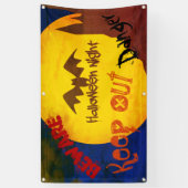 Bannière d'Halloween effrayante (Vertical)