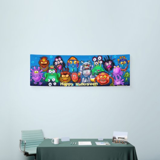 Bannière d'Halloween géante (Salon professionnel)