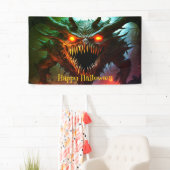 Bannière d'Halloween géante (En situation)