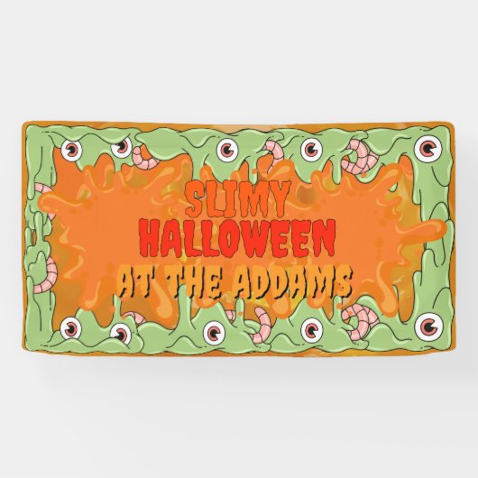 Bannière d'Halloween très mince (Horizontal)
